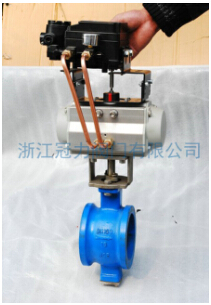 淺談氣動V型調節球閥達到的調節作用